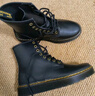 马丁（DR.MARTENS）Zavala西部靴男女款夏季舒适轻量黑色工装风马丁靴 黑色 41 实拍图