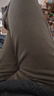骆驼（CAMEL）束脚运动裤男子休闲针织卫裤长裤 J9W22L2160A 卡其绿 XXL 实拍图
