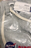 NASA GISS休闲裤男宽松直筒阔腿裤潮流长裤子 花灰直筒常规 (170/76A)M 实拍图