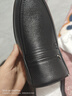 红蜻蜓父亲节送礼男士爸爸一脚蹬软面皮商务休闲皮鞋男WTA42860黑色38 实拍图