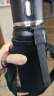 慕馨（moosen）保温杯男316不锈钢大容量水杯茶水分离泡茶杯子便携带滤网壶 黑600ml-茶水分离+杯套杯刷 实拍图