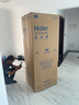 海尔（Haier）小红花系列418升594mm专业超薄零嵌十字四开门T型家用冰箱一级能效70cm宽 变频风冷无霜 594MM超薄机身-黑金净化-底部前置散热 实拍图