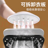 康佳（KONKA）挂烫机小型家用双杆立式手持式蒸汽挂烫机单杆立式家用熨斗蒸汽挂烫机不锈钢喷头带烫板商用服装店 新版黄色升级款 实拍图