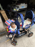liuncy双胞胎婴儿推车前后坐二胎双人可坐躺轻便折叠儿童手推车 实拍图
