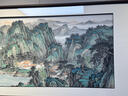 琅櫃坊客厅山水画国画手绘办公室横幅挂画名家字画真迹带框水墨画 A-福山雅居图 实拍图