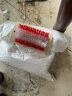 R96加厚竹鞋刷21cm硬毛清洗木刷洗衣刷地板刷家用刷彩色条纹 竹鞋刷-方刷-颜色随机-1把装 无规格 实拍图