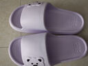 马尼亚袋鼠（MANIYADAISHU）新款夏季拖鞋女厚底情侣款厚底居家浴室洗澡拖鞋男拖鞋凉拖鞋家用 黑色 38-39 （适合37-38脚穿） 实拍图