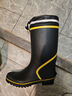 胜丽 T-Gard®  雨鞋高筒雨靴男防滑耐磨 户外夜间带反光条 防砸防刺 带可调节束口水鞋  42码 1双 实拍图