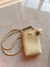 CAMPUSKITTEN高级感可爱小象迷你手机包2025新款单肩斜挎包女糖果手机袋 淡黄 实拍图