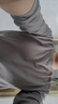 罗蒙（ROMON）长袖T恤男士圆领卫衣男春季打底衫休闲上衣男装 咖啡色 XL  实拍图