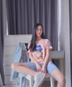 翊尚美牛仔短裤女夏季2025新款高腰五分休闲阔腿裤子女天丝宽松牛仔裤 浅复古【冰感天丝面料】 L 【适合111-120斤】 实拍图