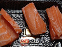 鲜聚汇冰鲜三文鱼刺身中段净肉可食生鱼片 即食海鲜轻食 三文鱼中段 200g （默认整块） 实拍图