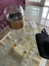 茶宝（CHABAO）女士茶水分离泡茶杯双层玻璃水杯女便携可爱少女花茶过滤网红杯子 香槟金420ml 加厚款【带杯刷杯套】 实拍图