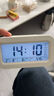 多功能卡通闹钟学生礼物起床智能桌面电子时钟表强力叫醒新年礼物 皓月白【电池款】+送电池 【智能语音播报/夜光显示】 实拍图