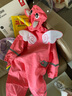 lemonkid儿童雨衣男童女宝宝雨披斗篷式小学生雨具 贝莉魔法独角兽连体 M 实拍图