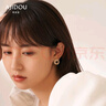AJIDOU阿吉豆耳钉小香风丝巾扣环生日礼物送女友老婆精致大气韩式耳饰 实拍图