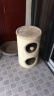 华元宠具（hoopet）猫爬架剑麻桶猫抓板一体大型猫架多功能四季通用猫窝半封闭式 米色剑麻桶(全身剑麻可抓) 实拍图