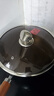 陳枝記窒化铁锅陈枝记炒锅家用炒菜不粘锅氮化防锈熟铁锅圆底燃气灶专用 圆底无耳单锅+茶色盖+铲 30cm 实拍图