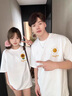 love legend情侣装短袖夏季t恤套装一男一女宽松休闲简约衣服半袖班服定制 白男+白女【小白】 M 男+S 女 实拍图