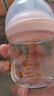 欧贝妮 新生儿奶瓶 婴儿奶瓶 玻璃奶瓶 初生儿宝宝奶瓶0-3-6个月120ML 实拍图