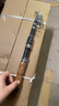 超短迷你小路亚竿套装钓鱼竿全套m/ml水滴轮伸缩马口便携路亚海杆 1.6米 枪柄单竿【只有杆子】 实拍图