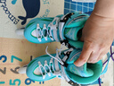 乐秀（ROADSHOW）轮滑鞋儿童专业可调滑冰鞋男女童初学者轮滑鞋3-6-12岁RX1S溜冰鞋 全闪蓝绿R8海龟原厂套装【送护臀大礼包】 S 小码(28-31适合2-5岁) 实拍图