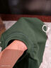 顶峰保罗（Dingfengbaoluo）T恤短袖男士夏季薄款宽松打底衫刺绣上衣百搭潮流DF085果绿M 实拍图