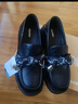 奥古狮登（Agsdon）乐福鞋女软底软皮小皮鞋女粗跟百搭圆头单鞋 521125 黑色 34 实拍图