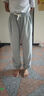 Foss Phil休闲裤子男士秋冬季百搭宽松运动束脚裤直筒长裤男装K05浅灰2XL 实拍图