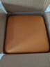 铭冠尚森皮革矮凳家用简约沙发凳卧室化妆椅客厅方凳软包小板凳家用小凳子 棕色35*35*35cm 整装 实拍图