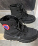 回力(Warrior)雪地靴男冬季高帮靴子男靴加绒加厚保暖鞋1984 黑色 44 实拍图