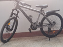 飛鸽铝合金山地车禧玛诺变速单车自行车大学生青少年成人越野车内走线 钛金灰【铝合金车架+全轴承】 24寸（适合145cm-165cm) 24速禧玛诺变速线刹 实拍图