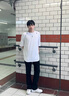 回力国潮黑色牛仔裤男2025新款休闲裤弹力直筒裤子男生复古修身长裤男 黑色 L 实拍图