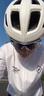 西骑者（WestBiking）骑行眼镜防紫外线太阳镜智能变色日夜两用近视防风防尘防溅护目镜 大框变色眼镜-白色 实拍图