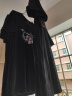 雾卡【纯棉3件】短袖t恤男夏季新款纯棉圆领T恤男宽松半袖打底上衣服t 【3件】倒W黑+小PK黑+KEEP黑 2XL (150-165斤内) 实拍图