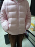 雪中飞童装儿童轻薄羽绒服男童新款中大童女童薄款外套冬 丁香粉 170 实拍图