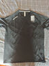 艾伦伯顿（Alen Botun）冰丝运动t恤男短袖宽松透气夏季薄款速干跑步衣服休闲冰感健身服 冰丝透气衫【黑色】 2XL (160-180)斤 实拍图