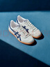 Onitsuka Tiger鬼塚虎复古德训鞋耐磨平底男女鞋休闲板鞋百搭 TOKUTEN 浅灰色/深蓝色 37.5 实拍图