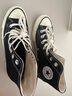 匡威（Converse）官方 宽版1970S经典帆布男女休闲运动鞋黑色162050C 常规鞋型/162050C 36.5 实拍图