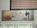 Dincmei顶创美卧室床头装饰画贴画自粘客厅房间主卧酒店宾馆民宿背景墙壁画贴纸 01.静心 宽210cm-高70cm（推荐2米床） 背面带胶（高清防水 撕开即粘） 实拍图