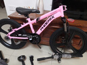 凤凰（Phoenix）儿童自行车男女宝宝脚踏车3-8-12岁儿童山地车14-18-22寸小孩单车 极氪一体轮+ 迷人粉+ 悍马辅助轮 20寸适合身高（130-160cm） 实拍图
