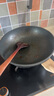 炊大皇 炒锅不粘锅麦饭石色炒菜锅32cm 电磁炉通用 黑曜石系列CG32HY 实拍图