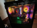 EVESKY  棱镜4代PRO机箱风扇水冷12CM机箱风扇正反向无线拼接ARGB神光同步PWM温控棱镜6pro电脑风扇 棱镜4代RS黑色反向风扇(5V三针接口) 实拍图