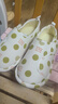 十月结晶月子鞋春秋四季产后包跟软底孕妇鞋 春夏【元气波点绿】 38-39建议拍大一码 实拍图