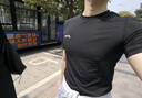 李宁（LI-NING）紧身衣速干衣男篮球训练服健身速干t恤高弹跑步运动短袖羽毛球服 实拍图