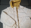 连帽短款棉衣女冬季韩版宽松学院风棉服外套撞色百搭面包服J601 黄色 M （100-115斤） 实拍图