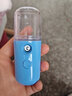 康芝手持迷你蒸脸热敷酒精消毒仪补水仪加湿器喷雾美容仪USB充电 宝石蓝 实拍图