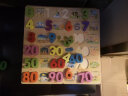 三格田（SANGTY）数字母拼图积木手抓板智力玩具婴幼儿童拼装板嵌板男女孩早教木制 数字0-100认知（HY图文版） 实拍图