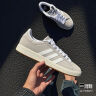 adidas「面包鞋」GRAND COURT BASE 00s休闲低帮板鞋男女阿迪达斯   浅灰/白色/树脂黄   42 实拍图
