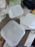 冰箱保鲜盒食品级冰箱收纳盒塑料密封盒蔬菜水果冷冻盒便当盒 方形保鲜盒650ML（6个装） 实拍图